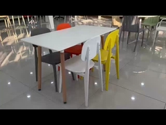 Imballaggio postale Y impilabile giardino ristorante colori di plastica sedie da pranzo mobili da sala da pranzo