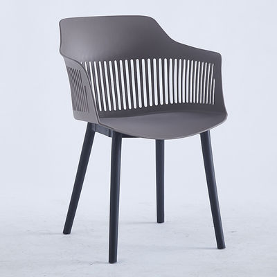 comprare Sedie da pranzo in plastica grigio contemporaneo Sedie da cucina in plastica per ufficio domestico fabbricazione online