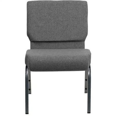 comprare Poltrone da chiesa imbottiti impilabili Poltrone da aula grigio per la scuola fabbricazione online