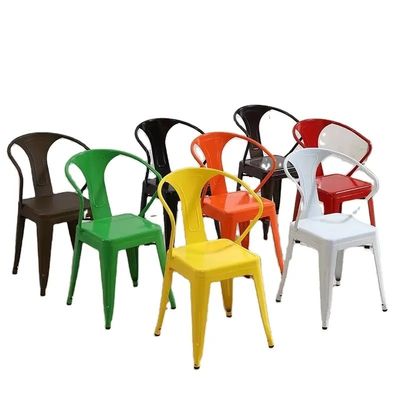 comprare Poltrone a telaio in metallo regolabile Poltrone da pranzo a impilamento in metallo personalizzato fabbricazione online