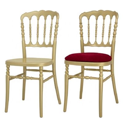 comprare Sedie da banchetto stackabili d' oro personalizzate Sedie da sala ricezione d' oro fabbricazione online