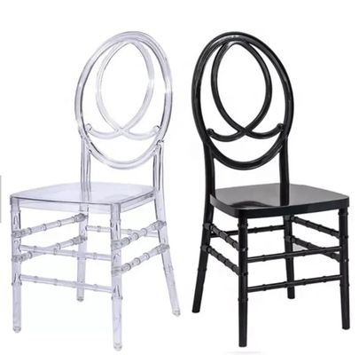 comprare OEM Acrylic Resin Phoenix Chair Sedie Chiavari di Resina Bianca Moderna fabbricazione online