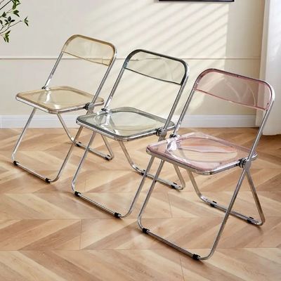 comprare Sedie pieghevoli acriliche trasparenti OEM ODM Sedie pieghevoli acriliche trasparenti fabbricazione online