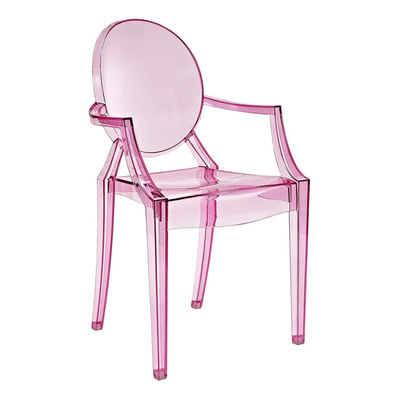 comprare Bella sedia fantasma rosa con le braccia fabbricazione online