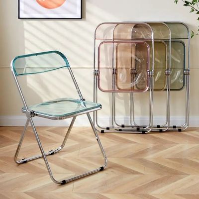 comprare Poltrona pieghevole acrilica verde blu regolabile poltrona pieghevole in plastica trasparente fabbricazione online