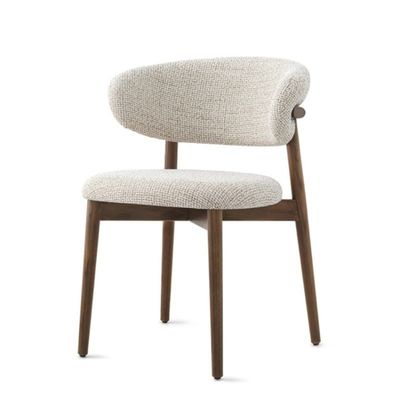 comprare Sedie da pranzo in legno leggero in ferro tessuto imbottito Sedie da pranzo in legno moderno fabbricazione online