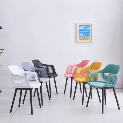 comprare Sedie di plastica di colore blu arancione Sedie di plastica per tavolo da pranzo fabbricazione online