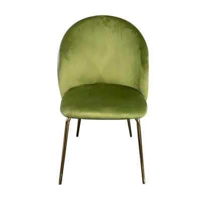 comprare Sedie da pranzo imbottite in verde salvia Sedie imbottite a fascia confortevole fabbricazione online