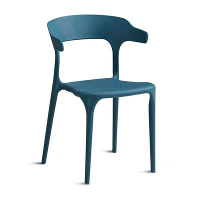 comprare Sedie da pranzo in plastica stacking impermeabile Sedie da pranzo in plastica verde colorate fabbricazione online