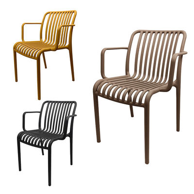 comprare Sedie da pranzo in retro di plastica per patio sedie da bar stackabili poltrona da bar a schiena alta fabbricazione online