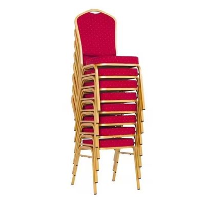 comprare Sedile da riunione in ferro moderno Design in tessuto impilabile fabbricazione online