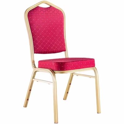 comprare Stagliabile Metallo Alluminio Affitto Oro Metallo Ferro Acciaio Hotel Banchetto Sedia per banchetti fabbricazione online