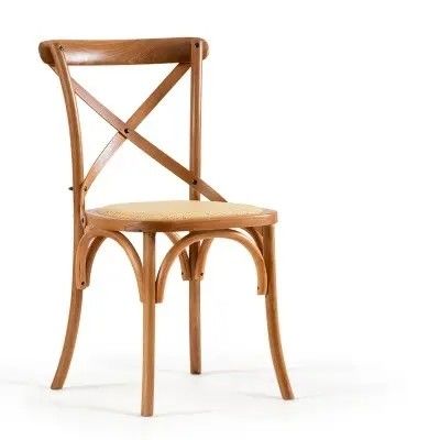 Classici sedie rustiche da caffè in legno bentwood in legno stackable
