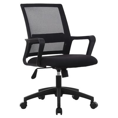 OEM ODM Sedie regolabili in tessuto a maglia nero Sedie da scrivania ergonomiche
