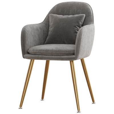 Moderna poltrona da cucina in velluto in tessuto italiano francese Sillas con altezza regolabile e dimensioni di 47*44*83cm